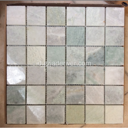 Green Jade Mosaic Langsung Pabrik Marmer Alam